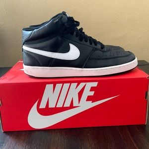 Women’s Nike Court Vision Mid, size 10